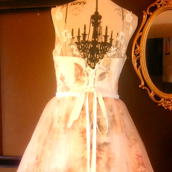 Gorgeous custom made gown - Picture 7 of 14